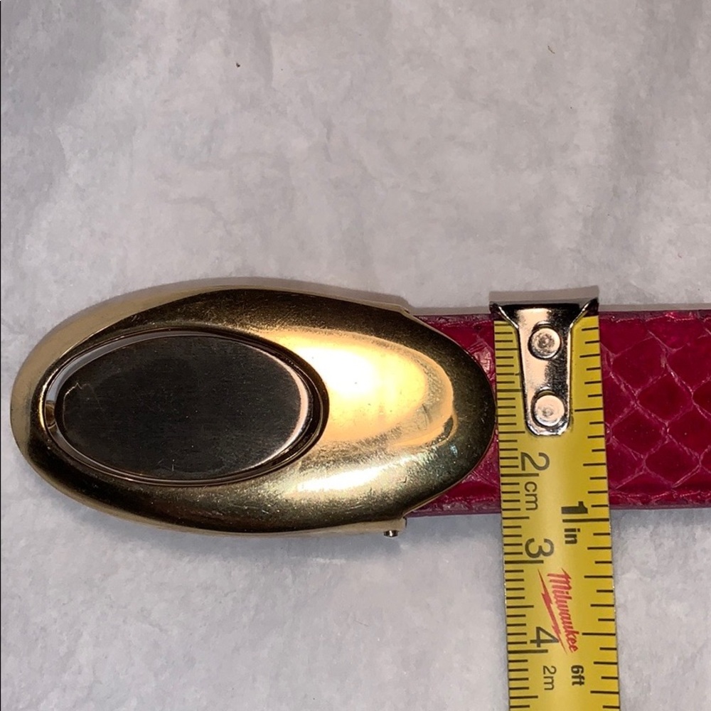 Genuine Snake skin removable buckle sleek classic - Picture 7 of 16